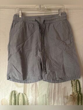 CATCH SURF - MEN'S MEDIUM -Gray DRAWSTRING WAIST COTTON SHORTS 🌵Large